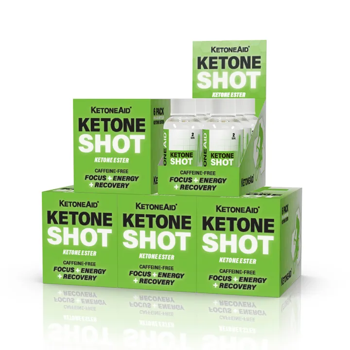 KetoneAid 30 Ketone Ester Shots | Superfuel for Brain + Body | Focus + Energy + Suppress Appetite + Fast Recovery | No Crash | No Other Ketone Comes Close