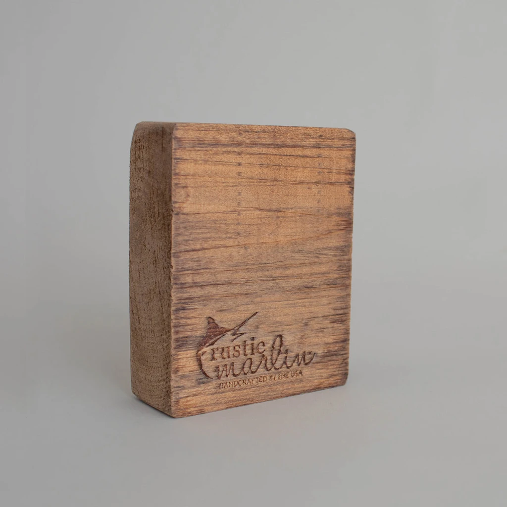Rustic Marlin Block Font Decorative Wooden Block Letters A - Z
