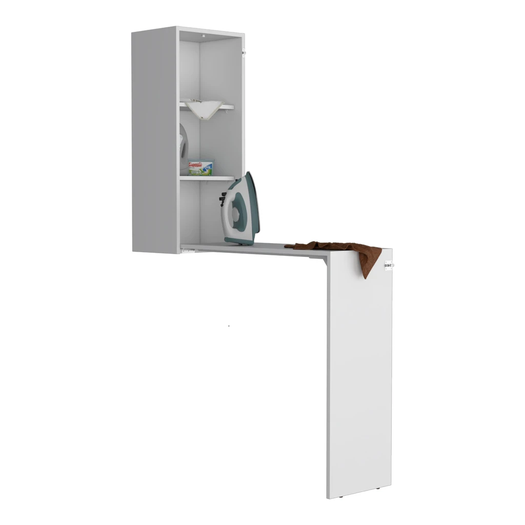 Tuhome Furniture Foldable Table Iron, Wall Table For Mudroom