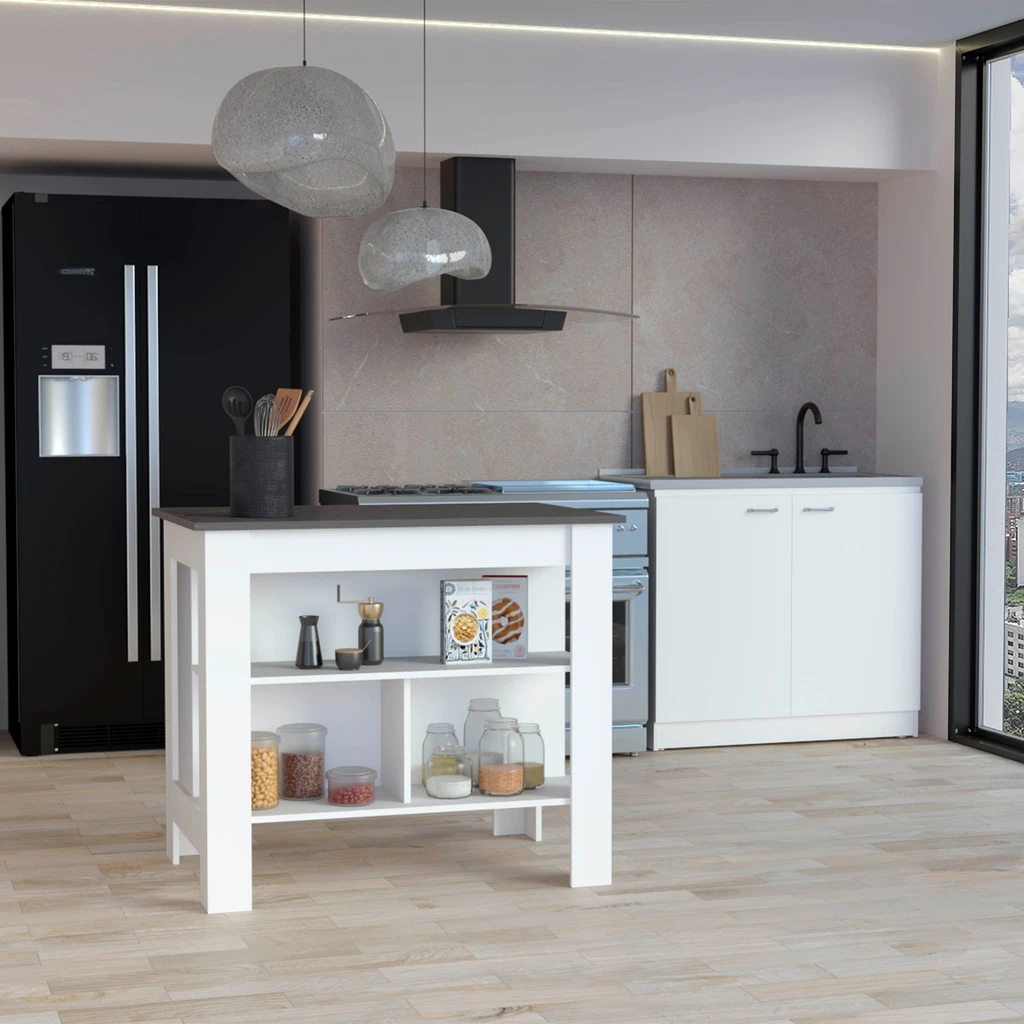 Tuhome Furniture Kitchen Cala Kitchen Island + Dishwasher Cabinet