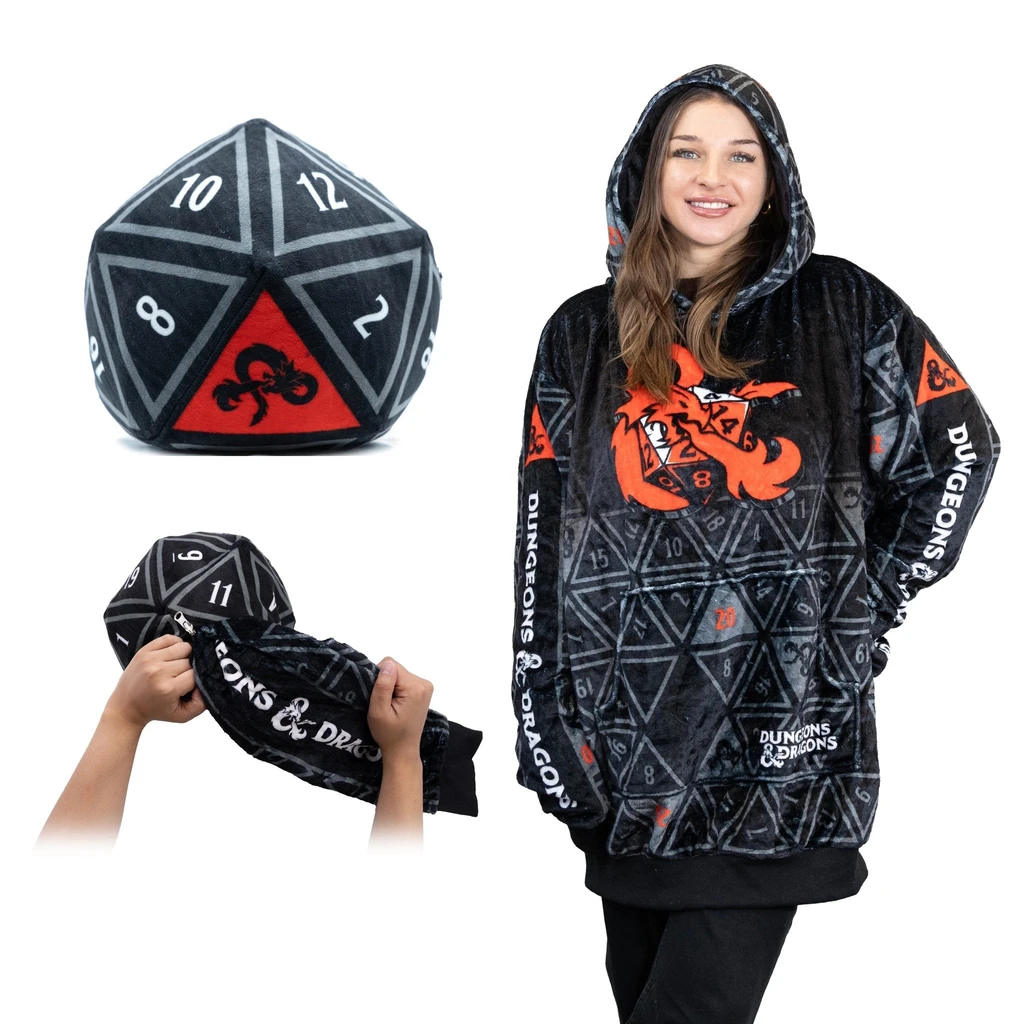 Snugible HASBRO Dungeons & Dragons Snugible | Blanket Hoodie & Pillow