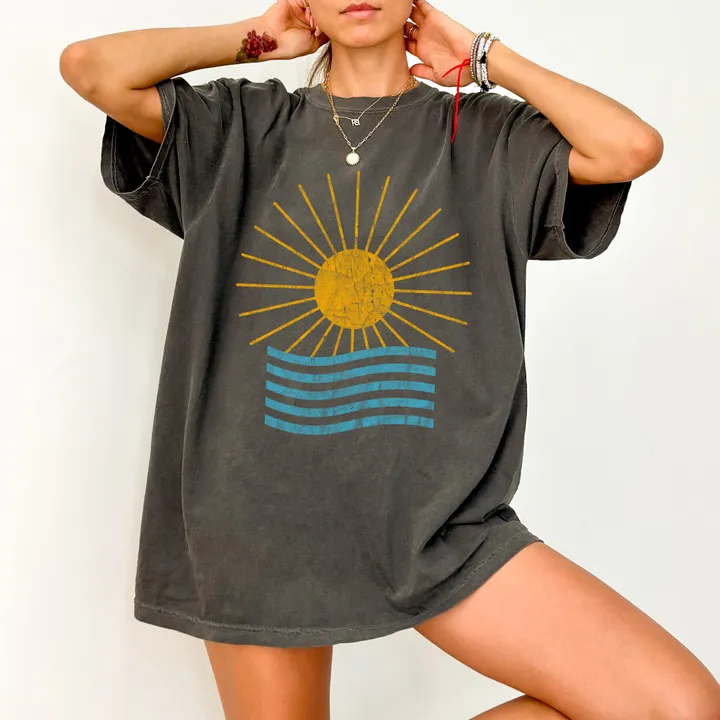 Refinery Number One Sunny Beach Waves, Summer Vibes, Vacation, Mykonos, Hot Girl Summer, Tshirt