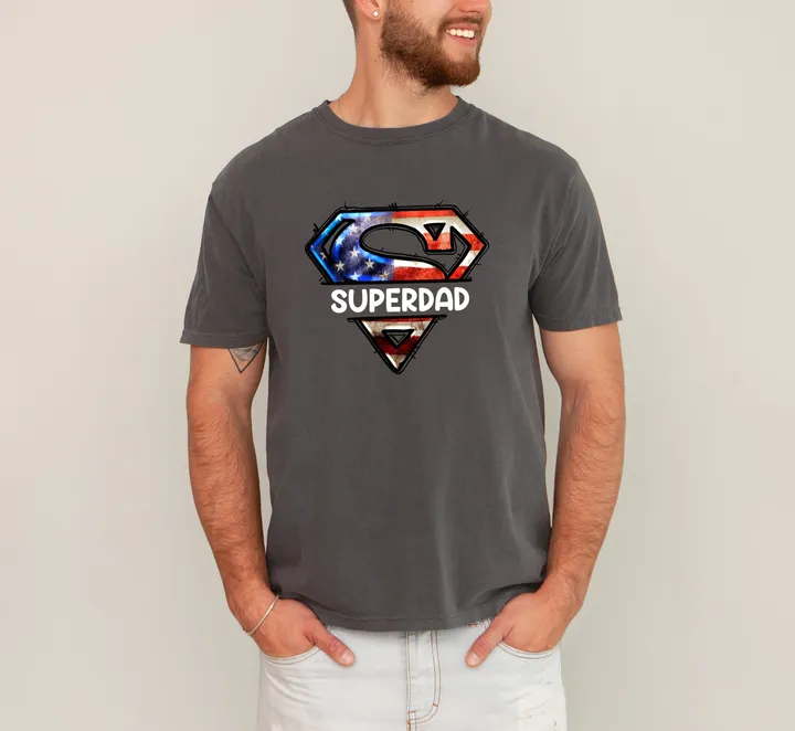 Refinery Number One Superdad, Dad, Father's Day Gift, Husband, USA, America Tshirt
