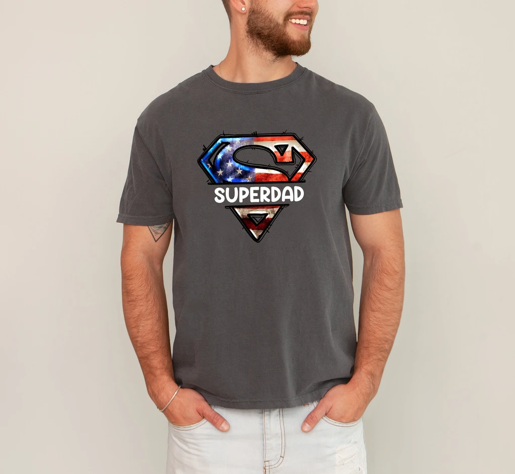 Refinery Number One Superdad, Dad, Father's Day Gift, Husband, USA, America Tshirt