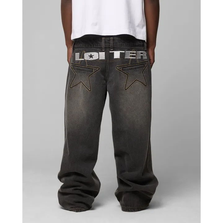 Loiter Star Layered Jeans