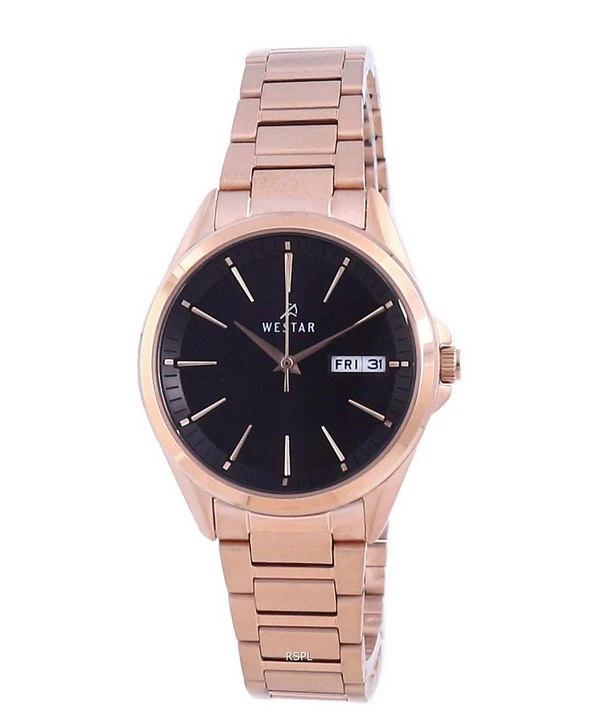 Redsol Pte Ltd Westar Rose Gold Tone Womens Watch