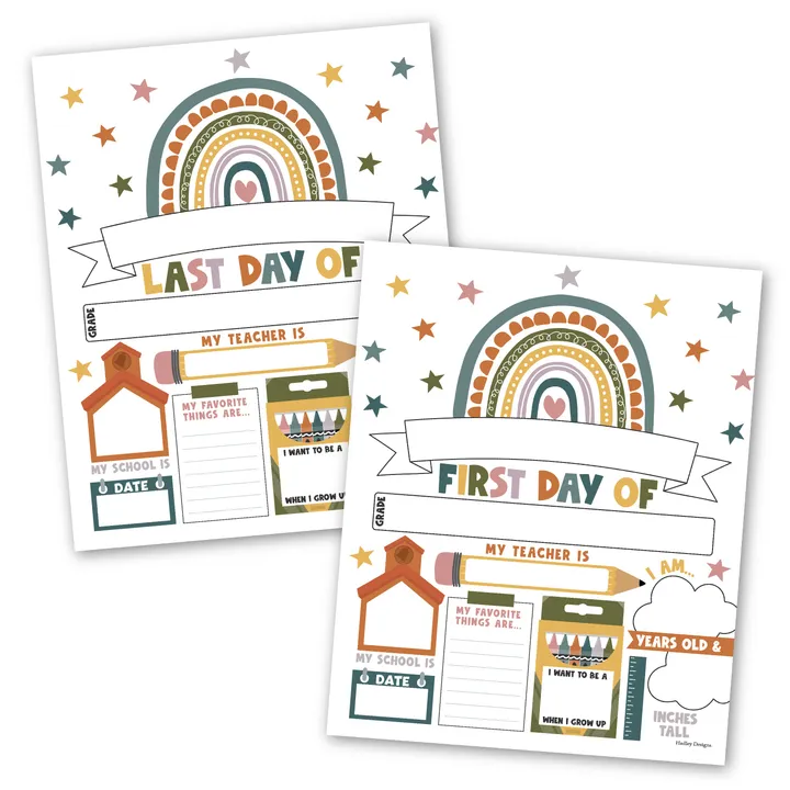 Hadley Designs Back To School Signs - School Supplies