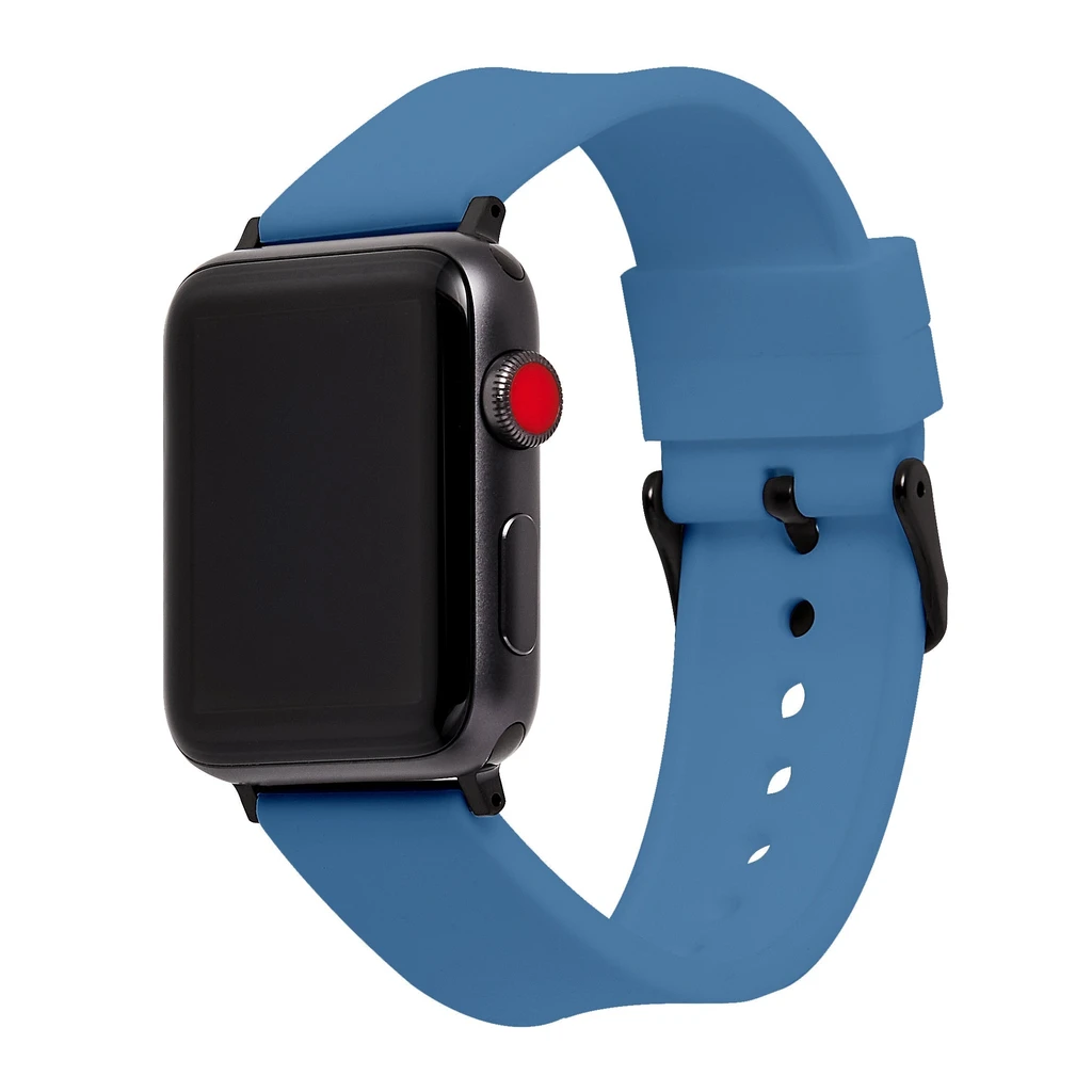 Speidel Silicone Replacement Watchband For The Apple Watch® - Black Buckle