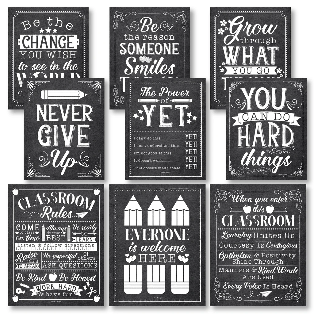 Hadley Designs Classroom Motivational Posters