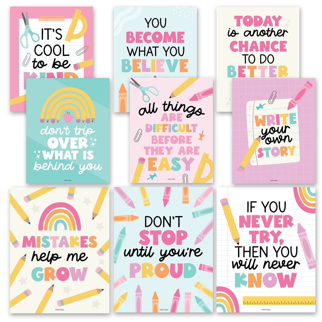 Hadley Designs Classroom Motivational Posters