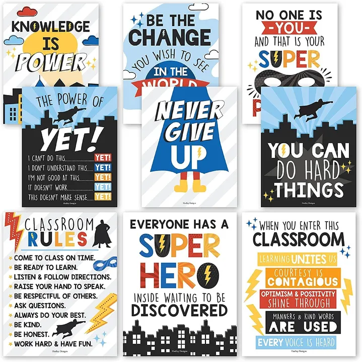Hadley Designs Classroom Motivational Posters