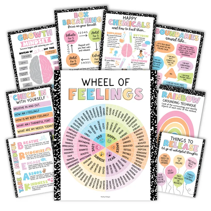 Hadley Designs Mental Health Posters | Educational Posters
