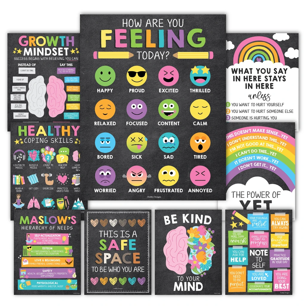 Hadley Designs Mental Health Posters | Educational Posters