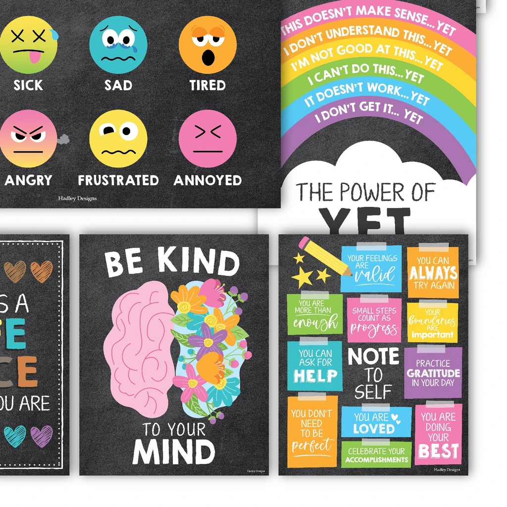 Hadley Designs Mental Health Posters | Educational Posters