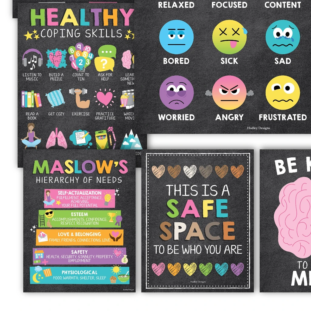 Hadley Designs Mental Health Posters | Educational Posters