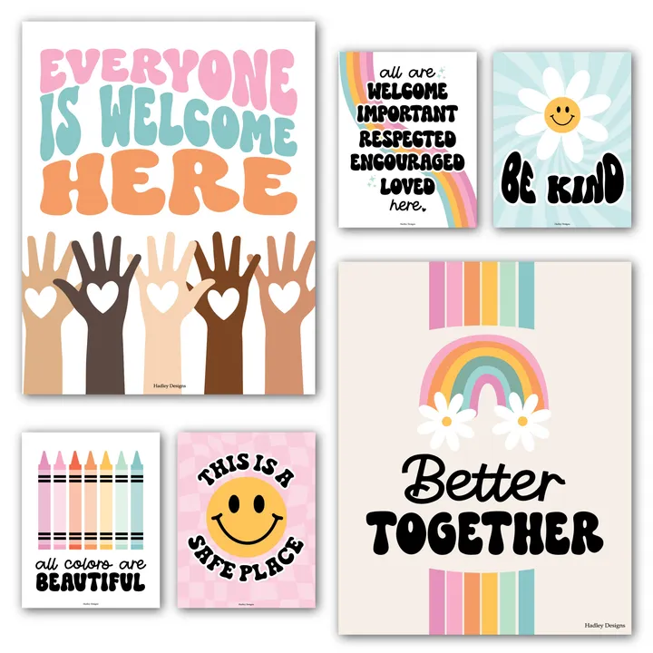 Hadley Designs Diversity Posters | Educational Posters