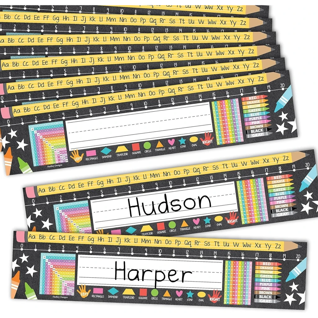 Hadley Designs Classroom Name Plates