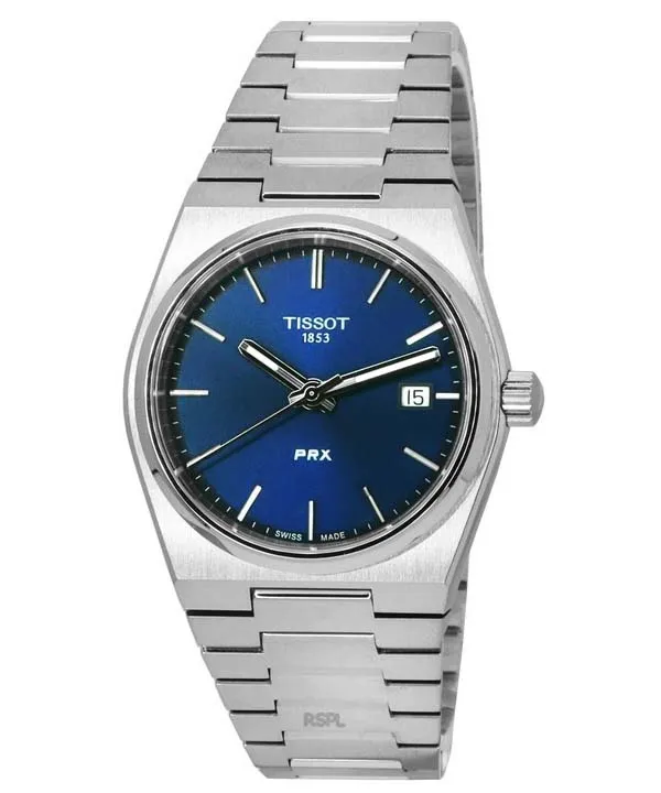 Redsol Pte Ltd Tissot PRX T-Classic Stainless Steel Blue Dial Quartz Unisex Watch
