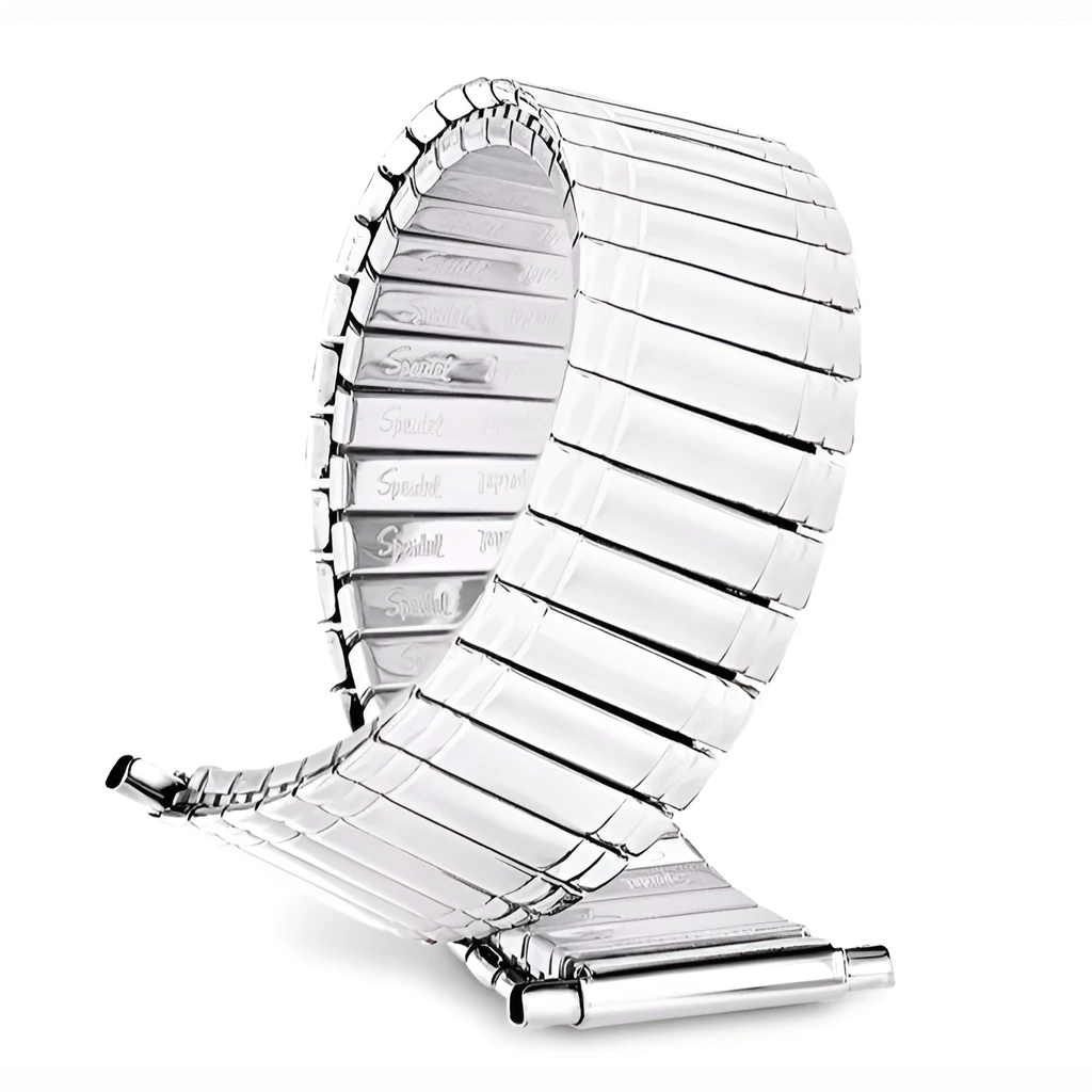 Speidel Men's Twist-O-Flex 16-22MM Adjustable End Bands