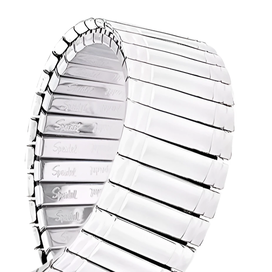Speidel Men's Twist-O-Flex 16-22MM Adjustable End Bands