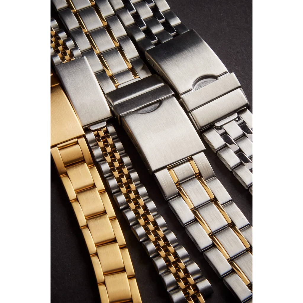 Speidel Men's Stainless Steel Mesh Band With Straight Adjustable End