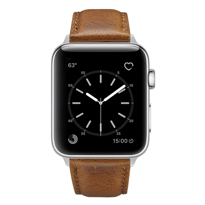 Speidel Genuine Luxury Leather Band Compatible For Use With The Apple Watch