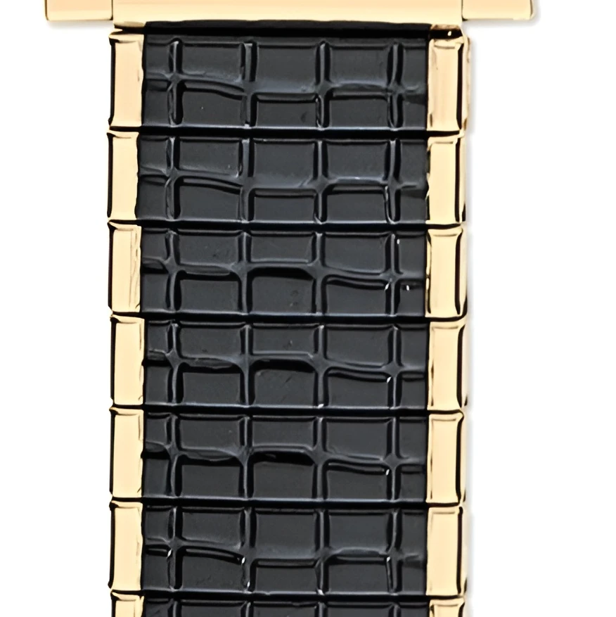 Speidel Men's Twist-O-Flex Adjustable Straight End Romunda Band