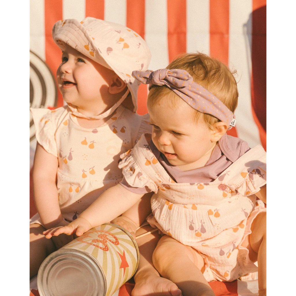 Deux par Deux Printed Organic Cotton Dress And Bloomer Set