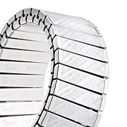 Speidel Men's Twist-O-Flex Adjustable End Band