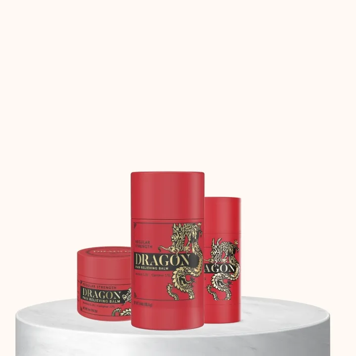Dragon Pain Relief Dragon Pain Relieving Red Bundle Isolate
