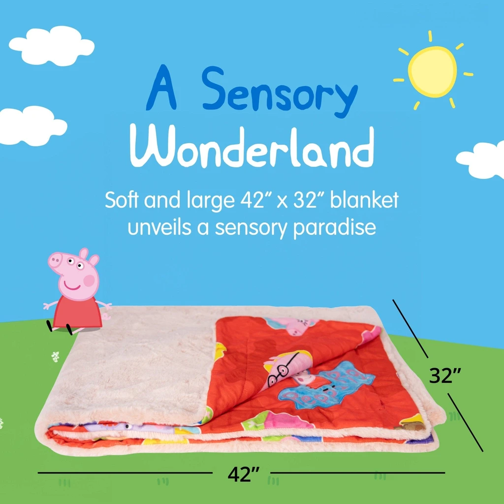 Snugible Hasbro Peppa Pig Blankie Bestie