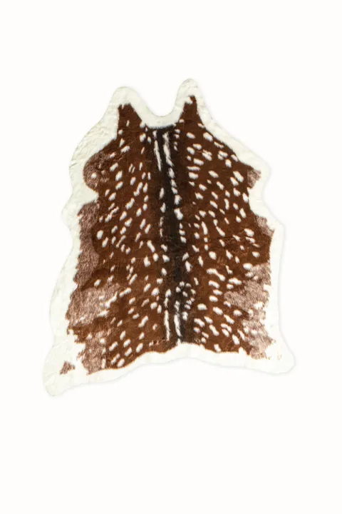 HomeGiftsUSA Luxe Classic Faux Hide Rug