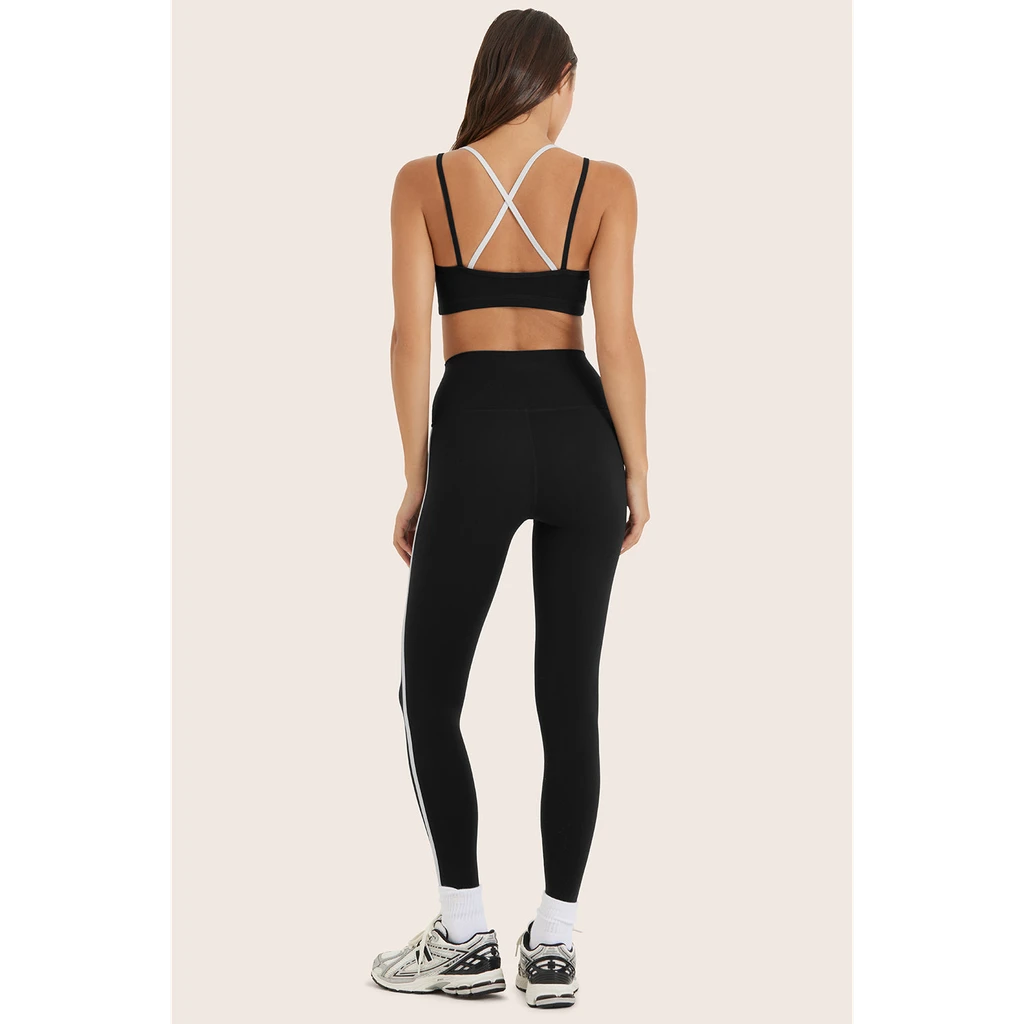 Set Active (Bloopers) Sporty High-Rise Stripe Leggings