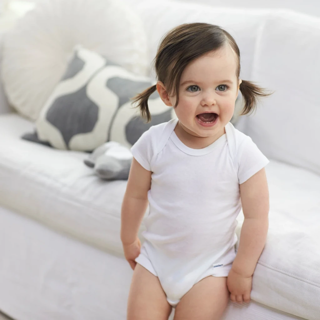 Krediz Gerber Baby 8-Pack Short Sleeve Onesie Bodysuits