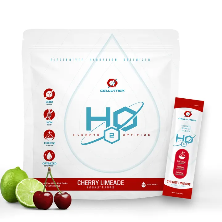 Cellutrex H2O Electrolytes™ Zero Sugar Electrolyte Powder - Cherry Limeade