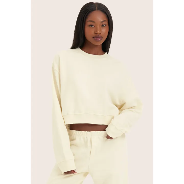 Set Active Lightweight Sweats Classic Cropped Crewneck
