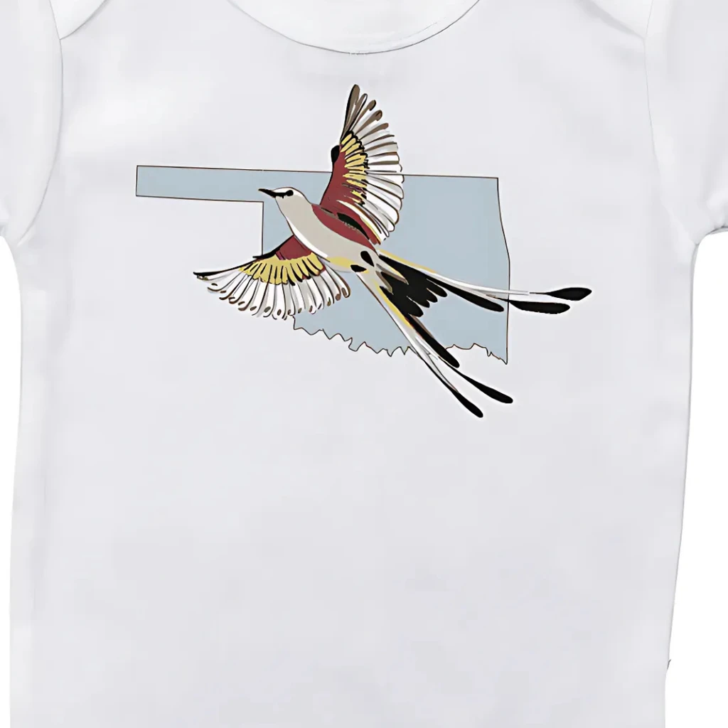 Little Hometown Oklahoma Scissortail Baby Onesie