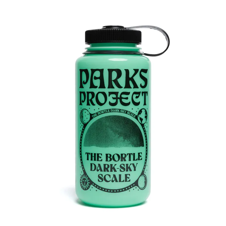 Parks Project Dark Sky Recycled Glow-In-The-Dark Water Bottle