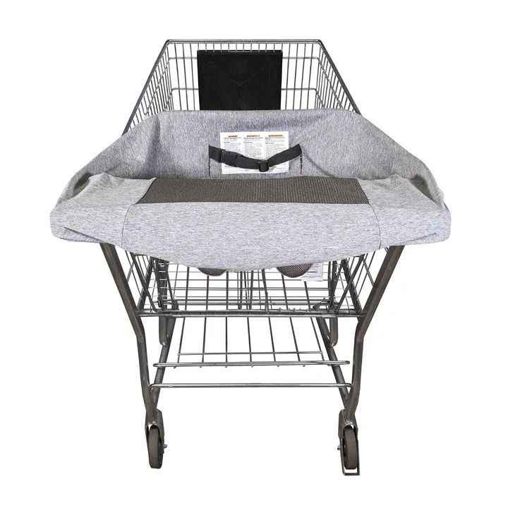 Krediz Antibacterial Shopping Easy-On Cart Cover With Storage Pouch