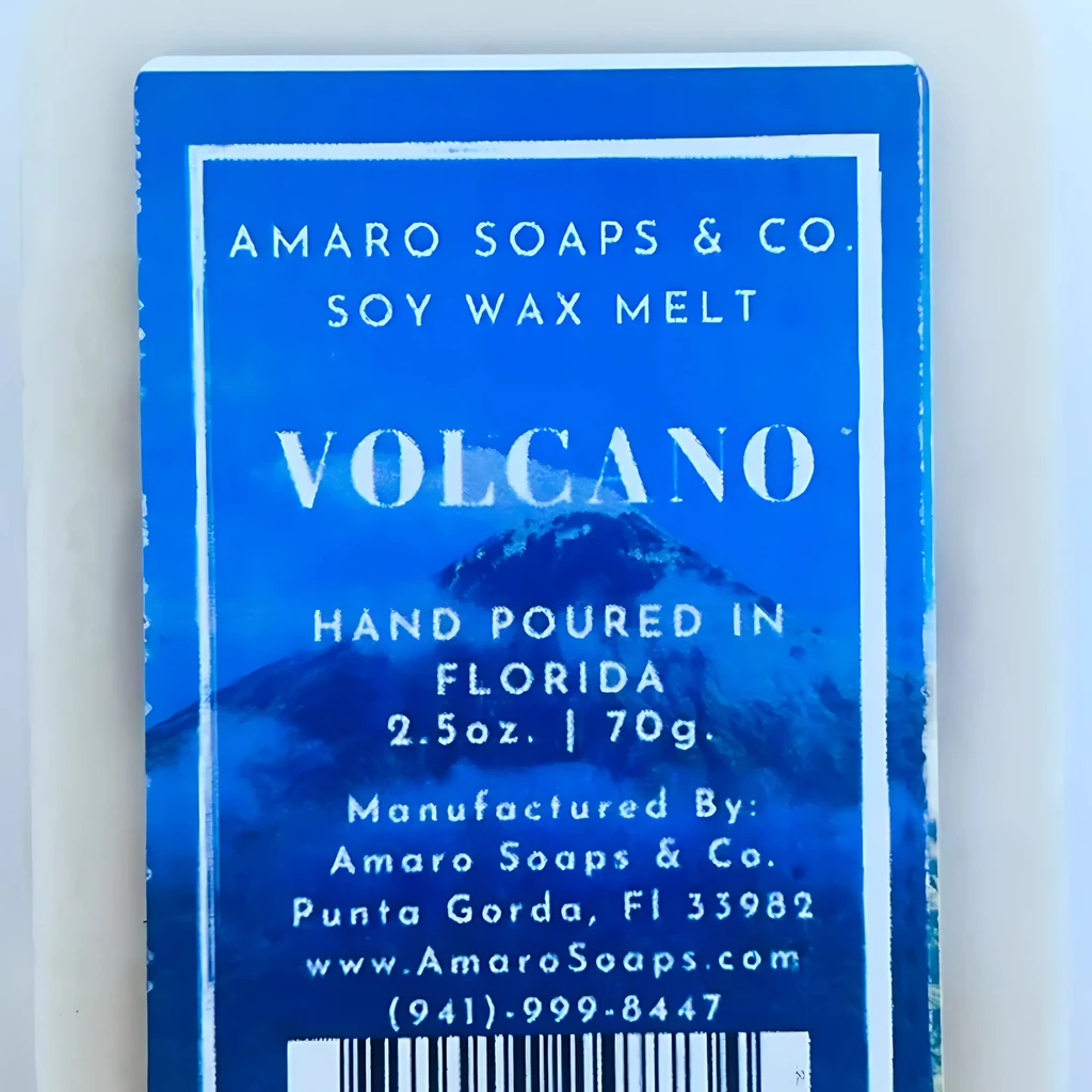 Amaro Soaps Volcano Soy Wax Melt