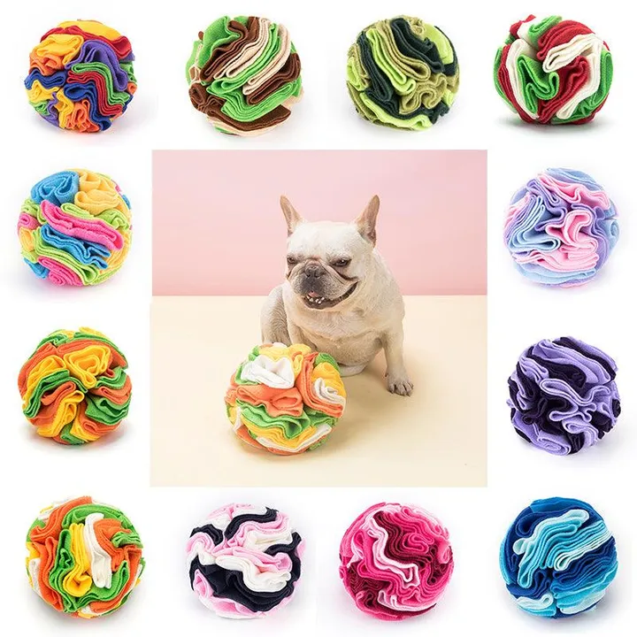 Dog Hugs Cat Pawsome Sniff 'N Seek Enrichment Ball for Dogs