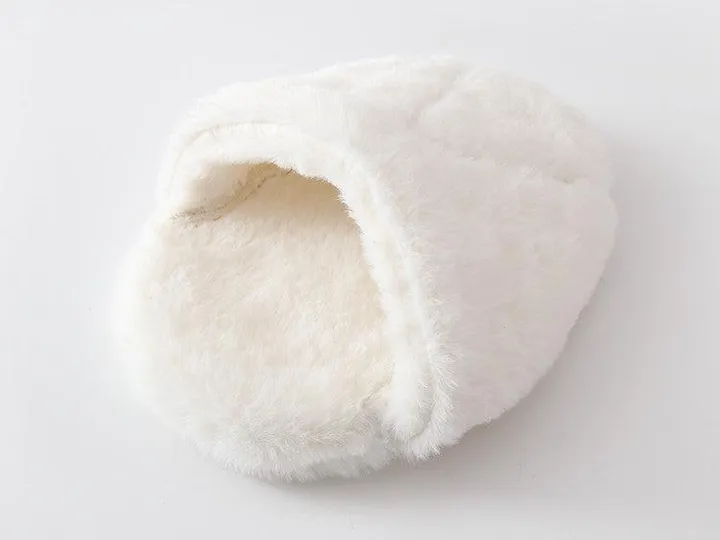 Dog Hugs Cat Cozy Fruit-Themed Small Pet Nest for Ultimate Comfort
