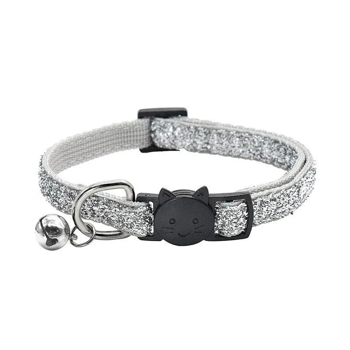 Dog Hugs Cat Pet Purrfect Bell Collar - Stylish And Adjustable Cat Collar