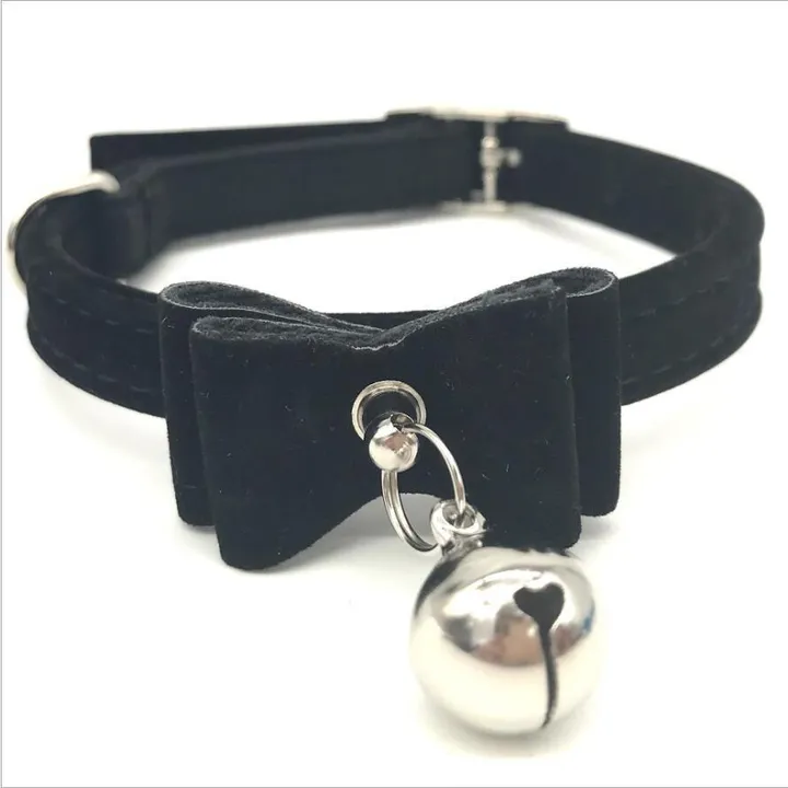 Dog Hugs Cat Love Meow Adjustable Cat Collar in Vibrant Colors