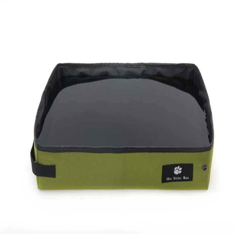 Dog Hugs Cat Portable Waterproof Pet Travel Litter Box by Dog Hugs Cat