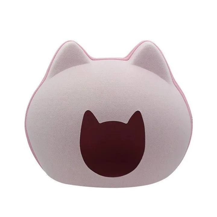 Dog Hugs Cat Cozy Haven Cat House & Litter Combo | Stylish & Comfortable