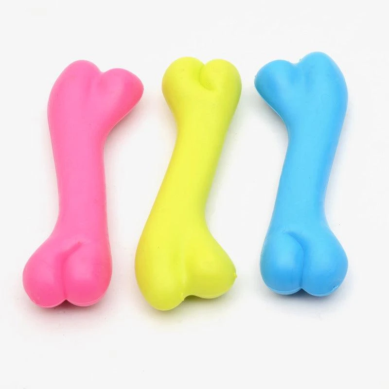 Dog Hugs Cat Durable Dog Bone Chew Toy: High-Quality Rubber Molar Toy For Pets by Dog Hugs Cat