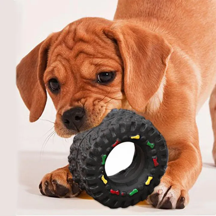 Dog Hugs Cat Pet Pals Tire Tunes - Interactive Audible Glue Toy For Dogs by Dog Hugs Cat
