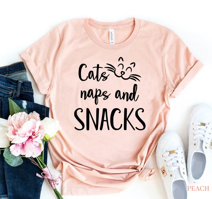 Furr Baby Gifts Cats Naps & Snacks T-Shirt