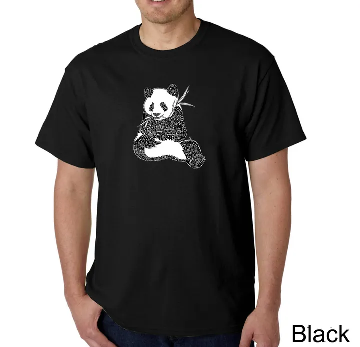 Los Angeles Pop Art ENDANGERED SPECIES - Men's Word Art T-Shirt